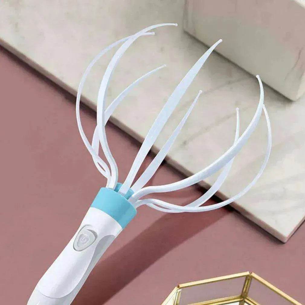 Head Scalp Massager Octopus Vibration And Refreshing Electric Massager