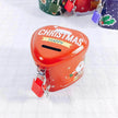 Heart-Shaped Christmas Piggy Bank Christmas Supplies School Gifts