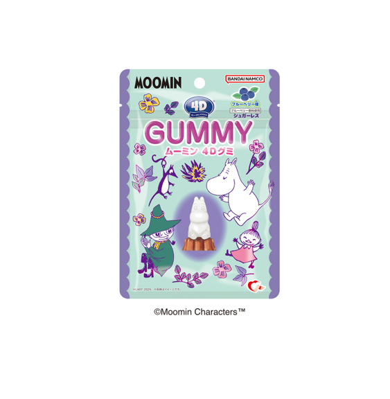 Heart 4D Gummy Moomin (38G) [Best Before Date: 2026.06.16]