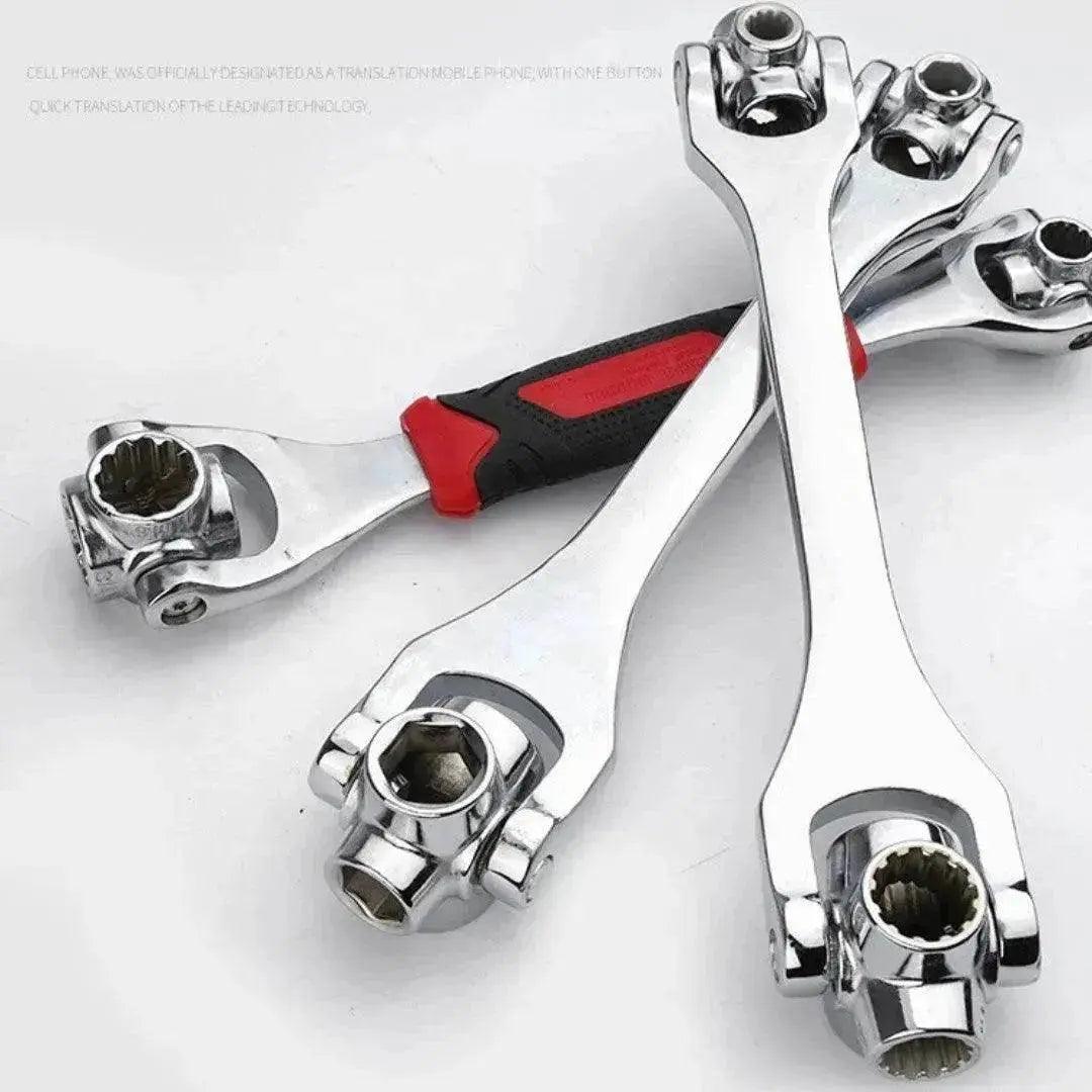 Heavy Duty  8-in-1 Multifunctional Chromium Vanadium Steel Socket Wrench Set