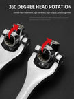 Heavy Duty  8-in-1 Multifunctional Chromium Vanadium Steel Socket Wrench Set