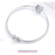 925 Sterling Silver Clear 5A Crystal Collection Family Heart X-Shape Charm Beads for Charm Bracelet & Necklace Pendant