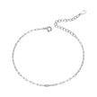 925 Sterling Silver Gold Cable Chain Bracelet