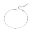 925 Sterling Silver Gold Cable Chain Bracelet