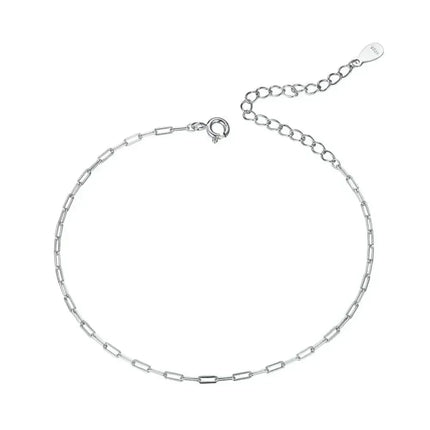 925 Sterling Silver Gold Cable Chain Bracelet