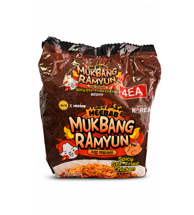 Heebab Mukbang Ramyun Spicy Stir-Fried Chicken