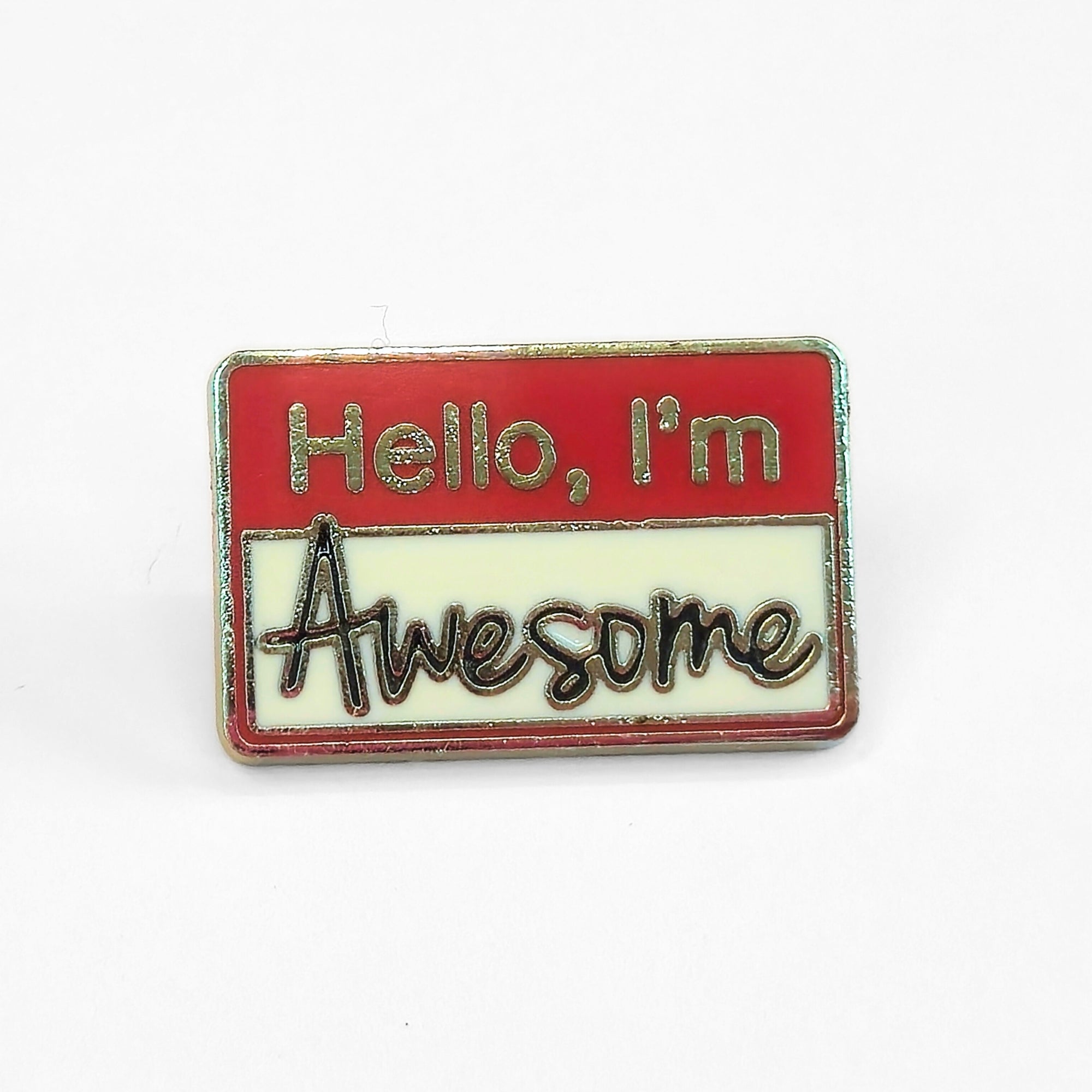 Hello I'm Awesome | Collectible Pin