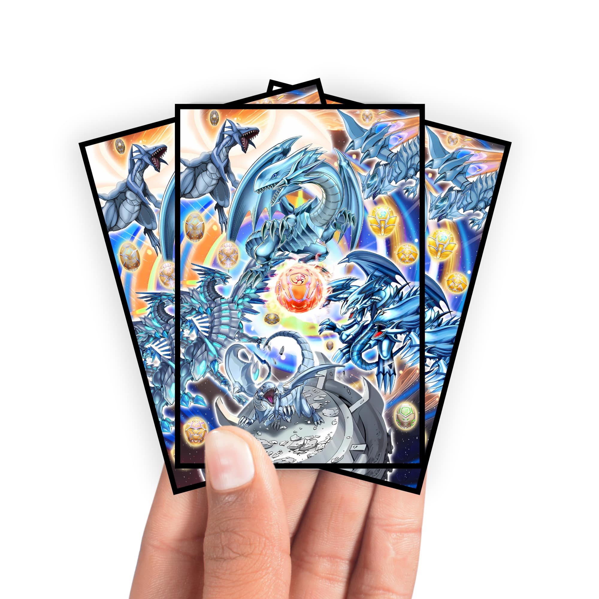 Manches de protection pour cartes Heratic Seals Blue Eyes White Dragon