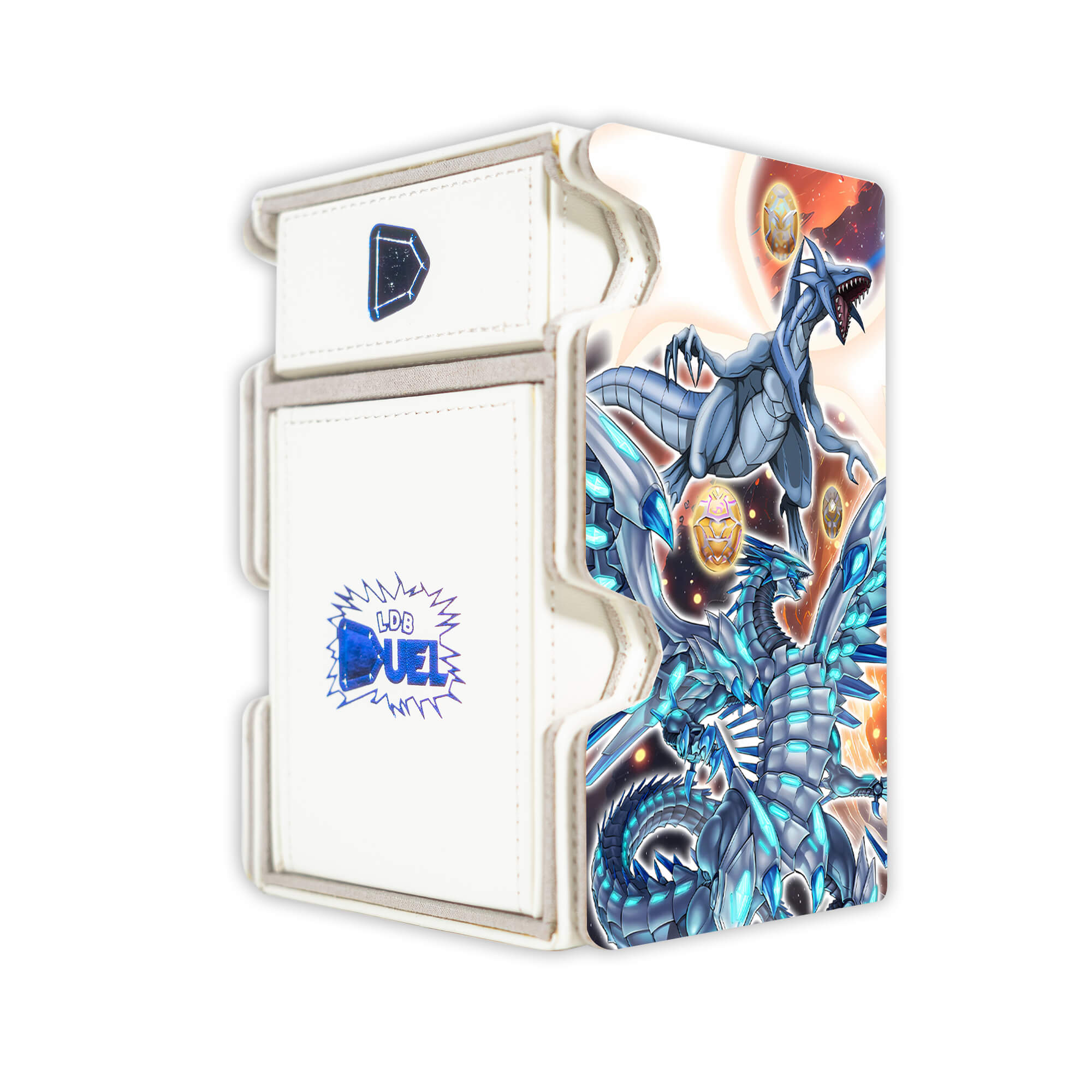 Boîte de deck Heratic Seals Blue Eyes White Dragon - Mach 3