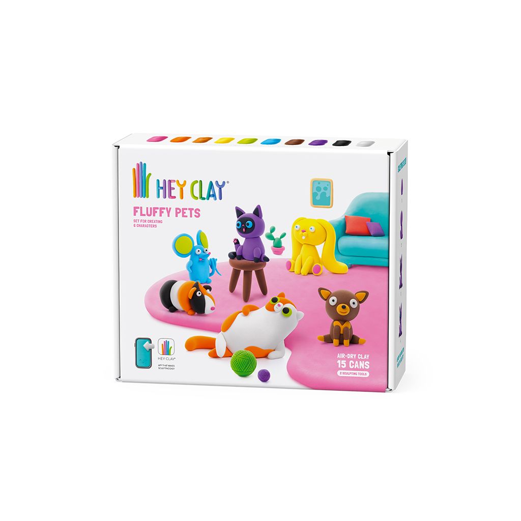 Hey Clay - CLAY SET - FLUFFY PETS