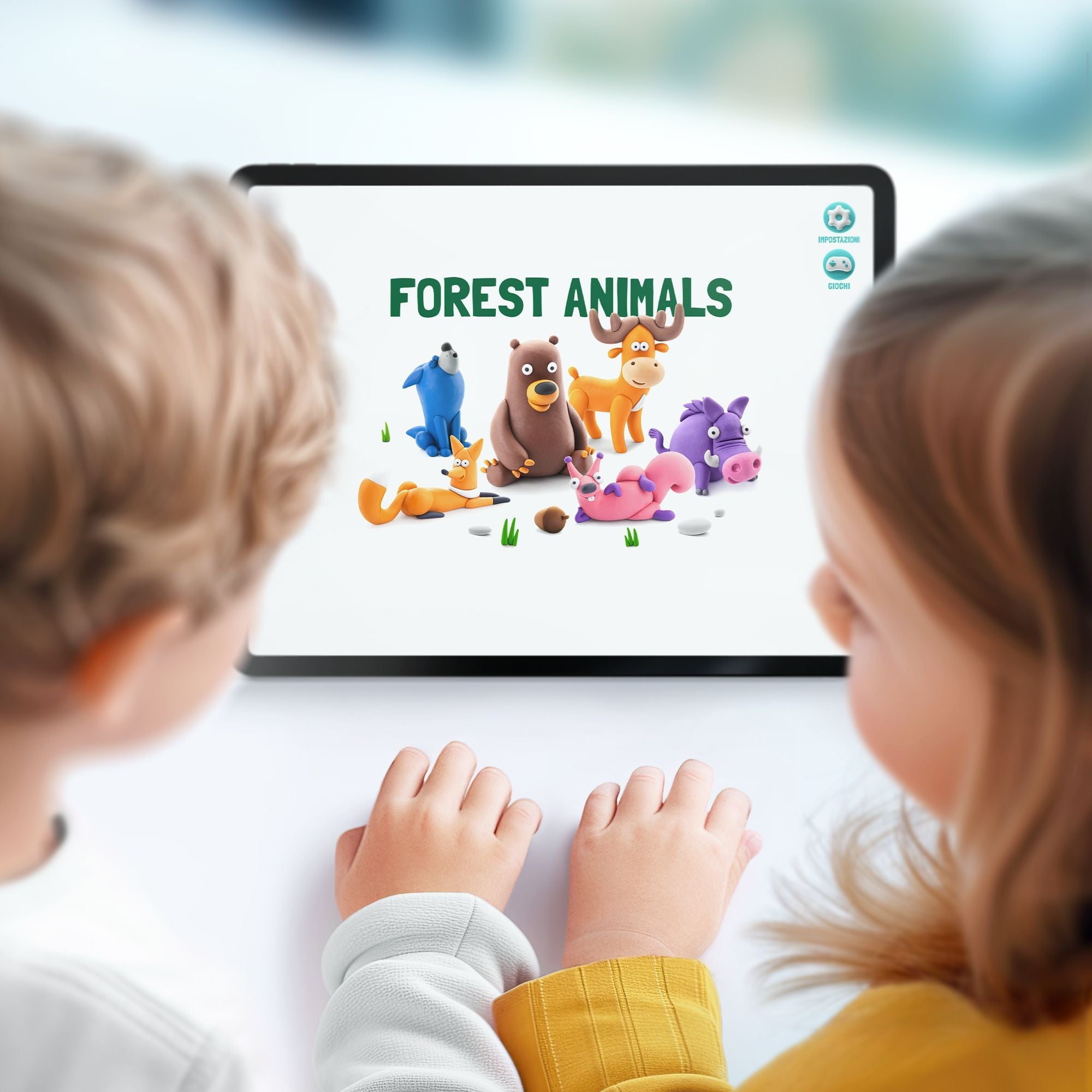 Hey Clay - CLAY SET - FOREST ANIMALS