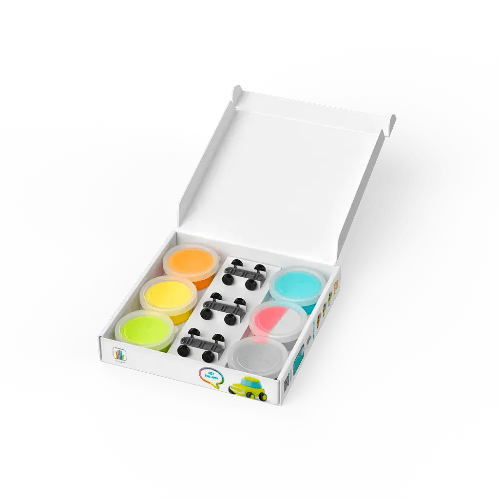 Hey Clay - Clay Set - Motors - Eco Cars