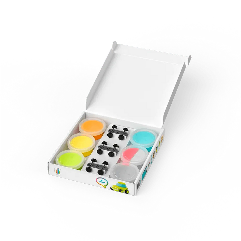 Hey Clay - Clay Set - Motors - Eco Cars