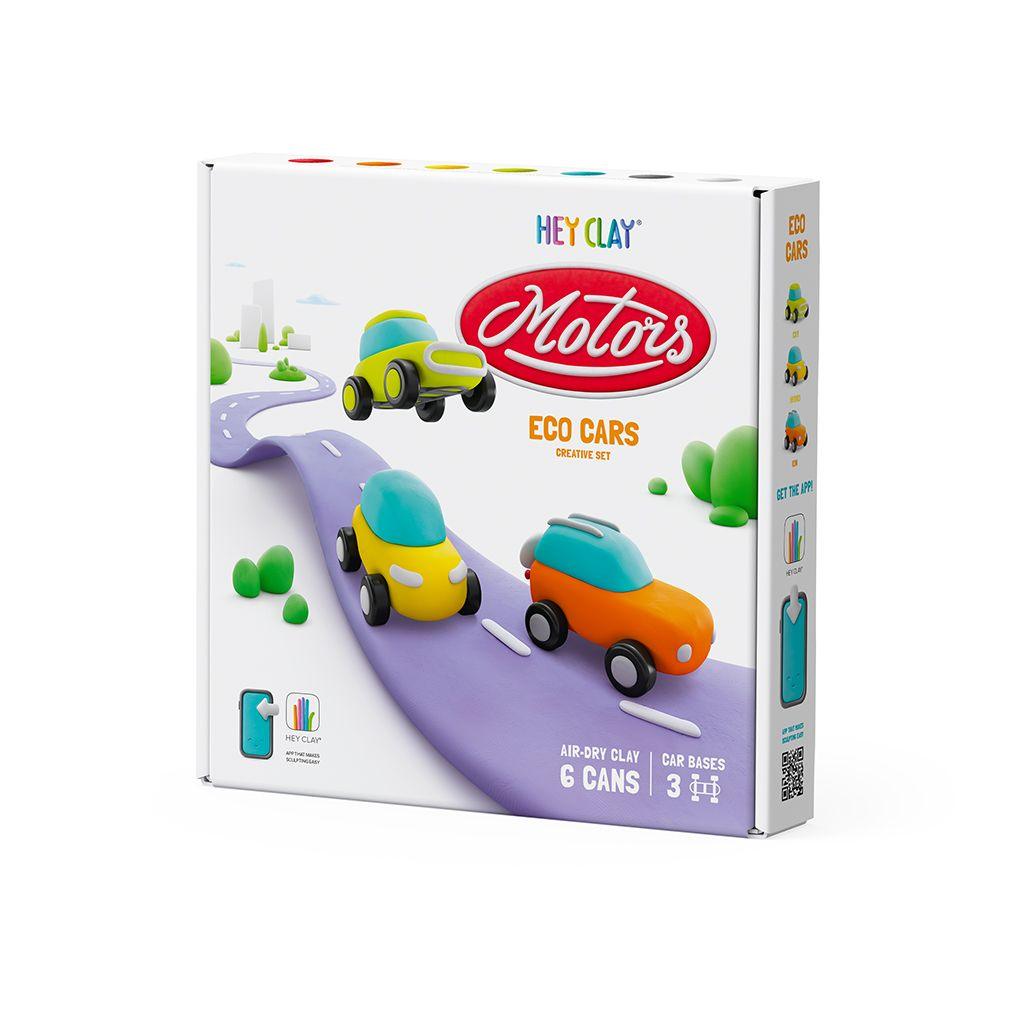 Hey Clay - Clay Set - Motors - Eco Cars