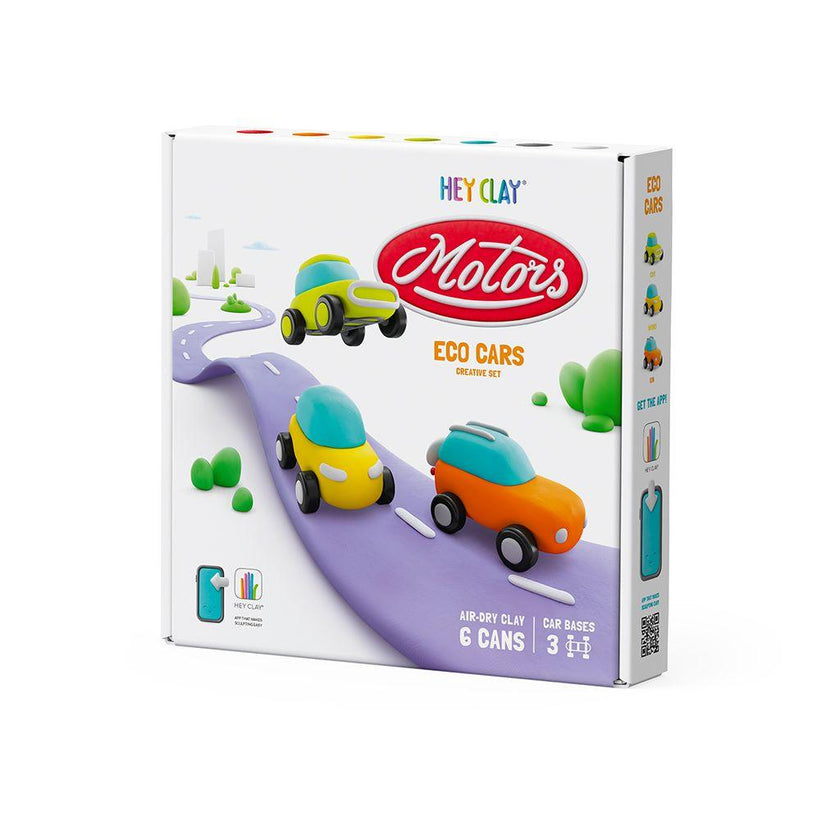 Hey Clay - Clay Set - Motors - Eco Cars
