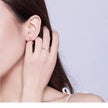 925 Sterling Silver CZ Butterfly Open Ring