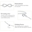 The Endless Summer 925 Sterling Silver Infinity Anklet