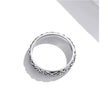 925 Sterling Silver Vintage Embossed Floral Ring