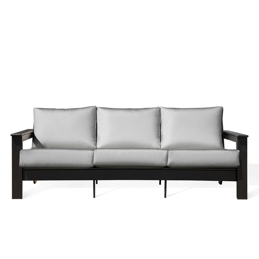 Hickory Polymer Outdoor Sofa with Sunbrella® Cushions