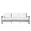 Hickory Polymer Outdoor Sofa with Sunbrella® Cushions