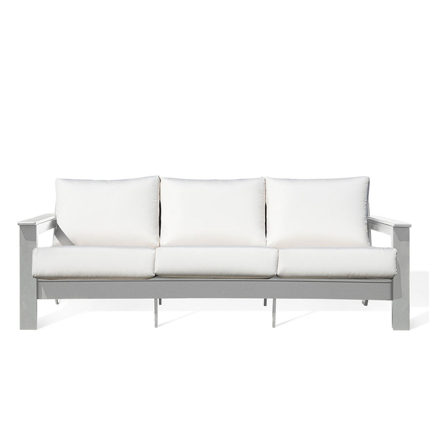 Hickory Polymer Outdoor Sofa with Sunbrella® Cushions