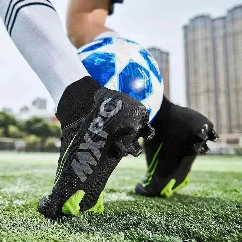 Men's High Top Football Training Shoes | Non-Slip Rubber Sole