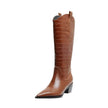 High Top Martin Boots All-match Lattice Riding Boots Women's Boots
