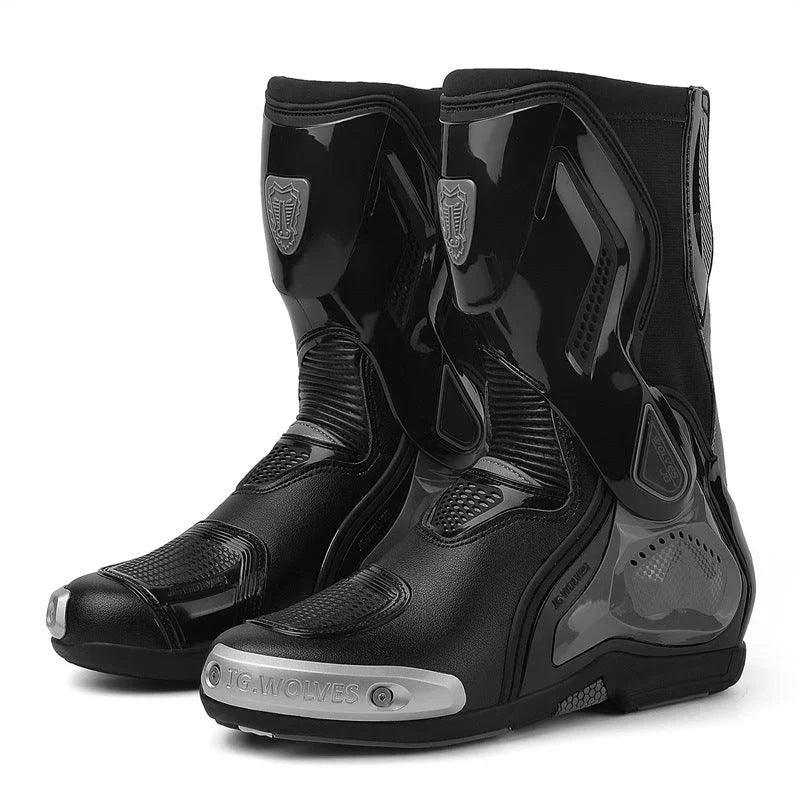 High-Top Protective Motorcycle Riding Boots – Non-Slip, Wear-Resistant | EU 40–44