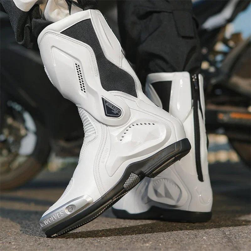 High-Top Protective Motorcycle Riding Boots – Non-Slip, Wear-Resistant | EU 40–44