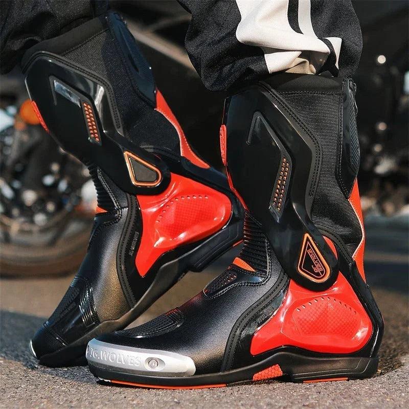 High-Top Protective Motorcycle Riding Boots – Non-Slip, Wear-Resistant | EU 40–44