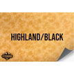 NO ADHESIVE HIGHLAND/BLACK HYDBOND LEATHERETTE SHEET (12