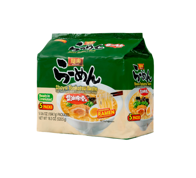 Hikari Menraku Shoyu Tonkotsu Ramen [Best Before Date: 2027.05.11]