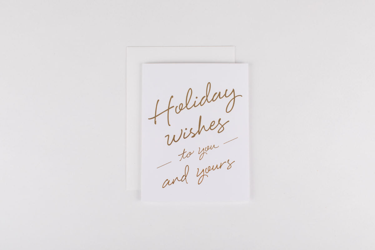 Holiday Wishes To You and Yours
