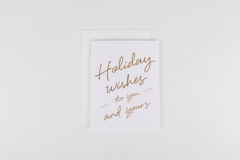 Holiday Wishes To You and Yours