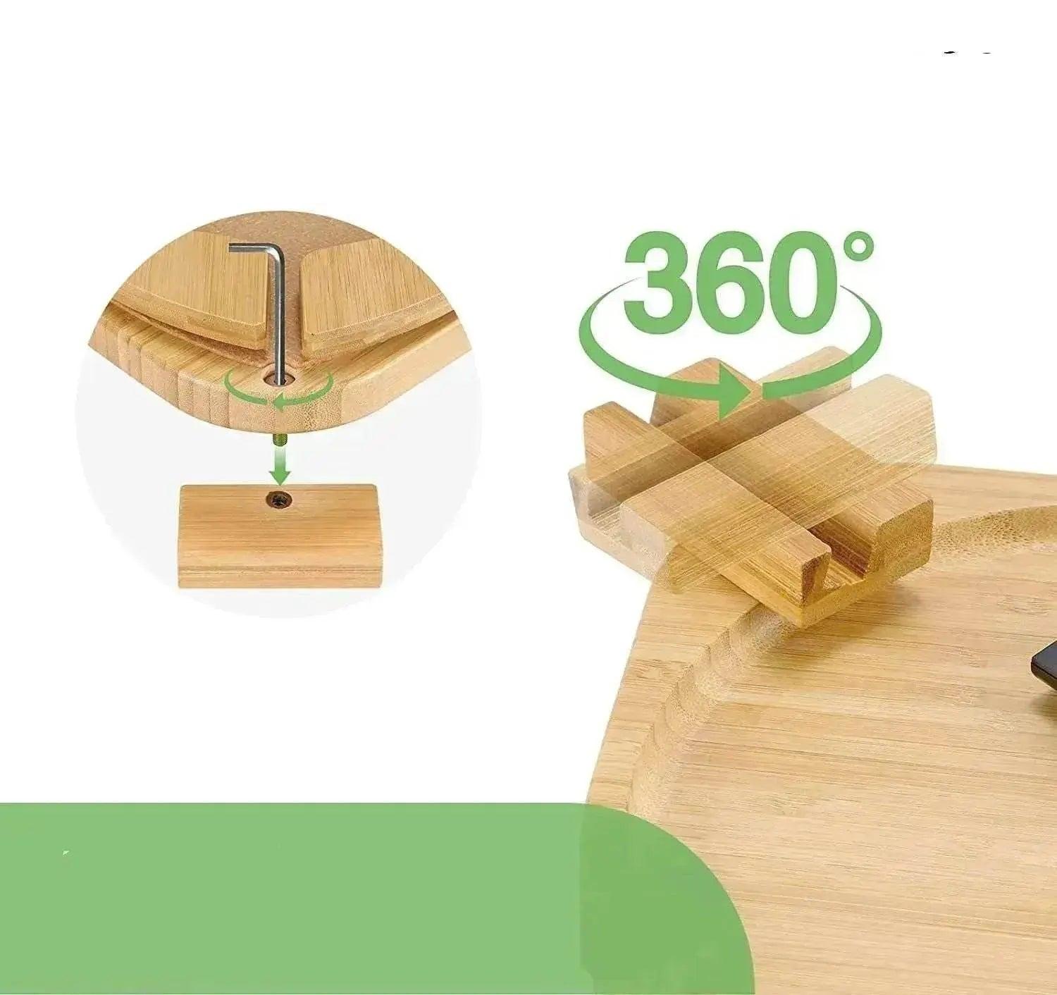 Home Decor Bamboo Sofa Portable Folding Tray