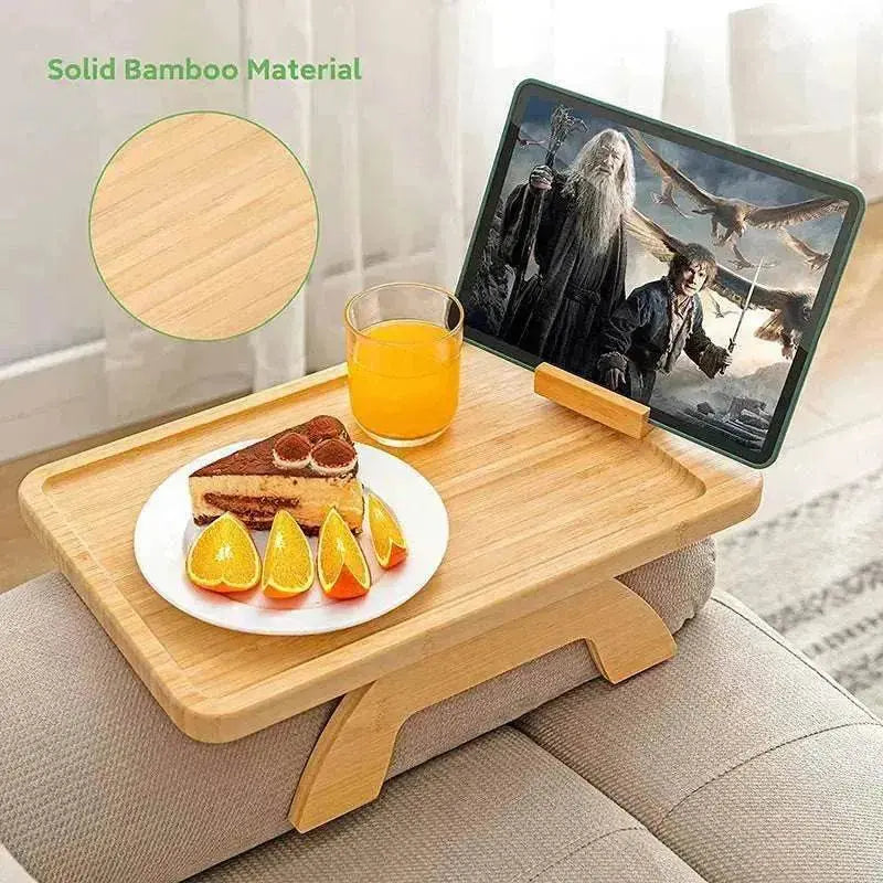 Home Decor Bamboo Sofa Portable Folding Tray