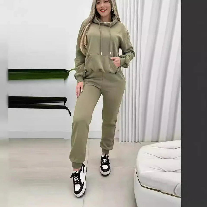 Hooded Women's Suit Sports Fashion Sweater