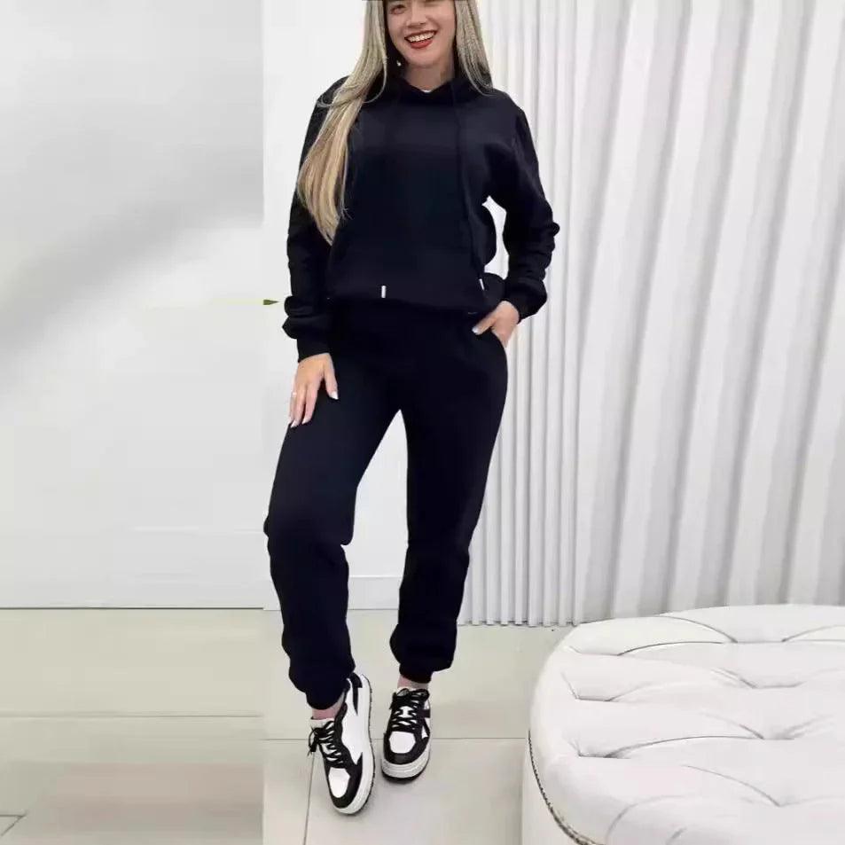 Hooded Women's Suit Sports Fashion Sweater
