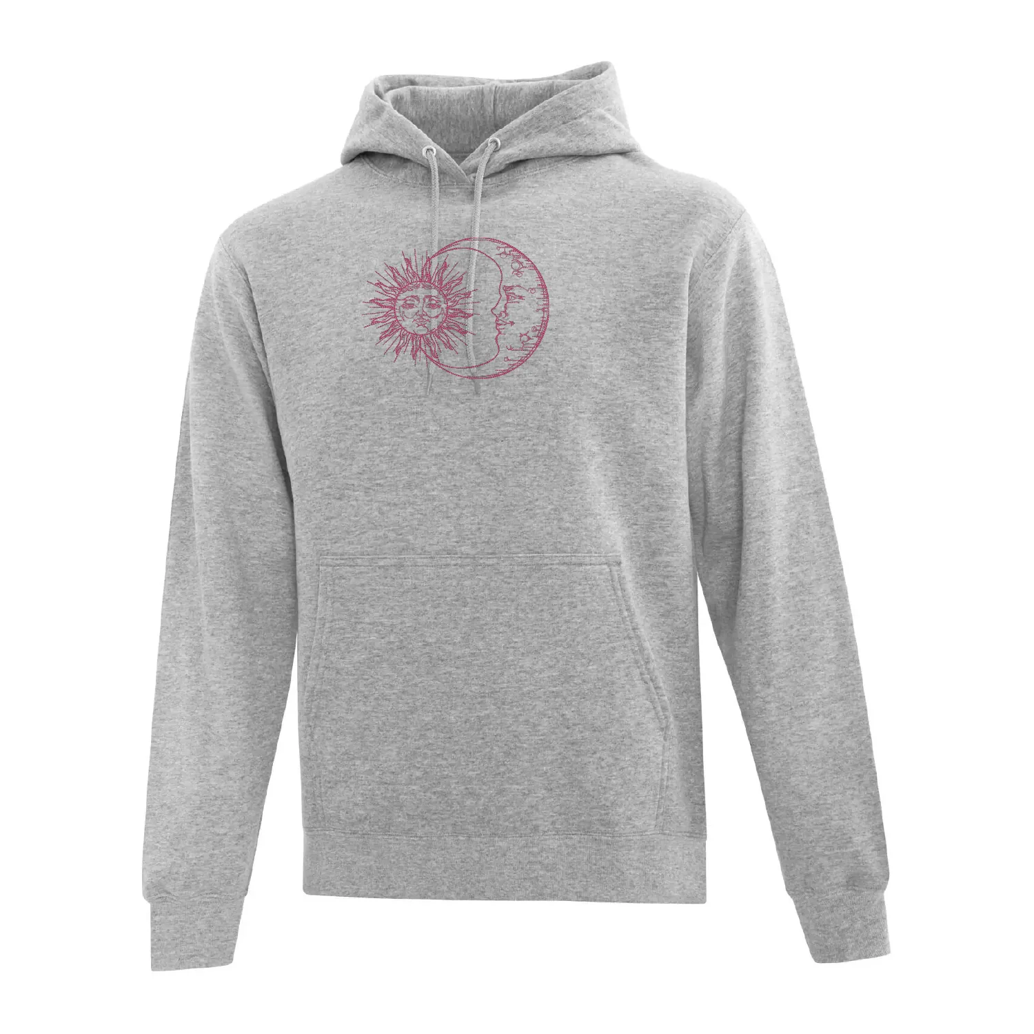 Hoodie Sun and Moon brodé