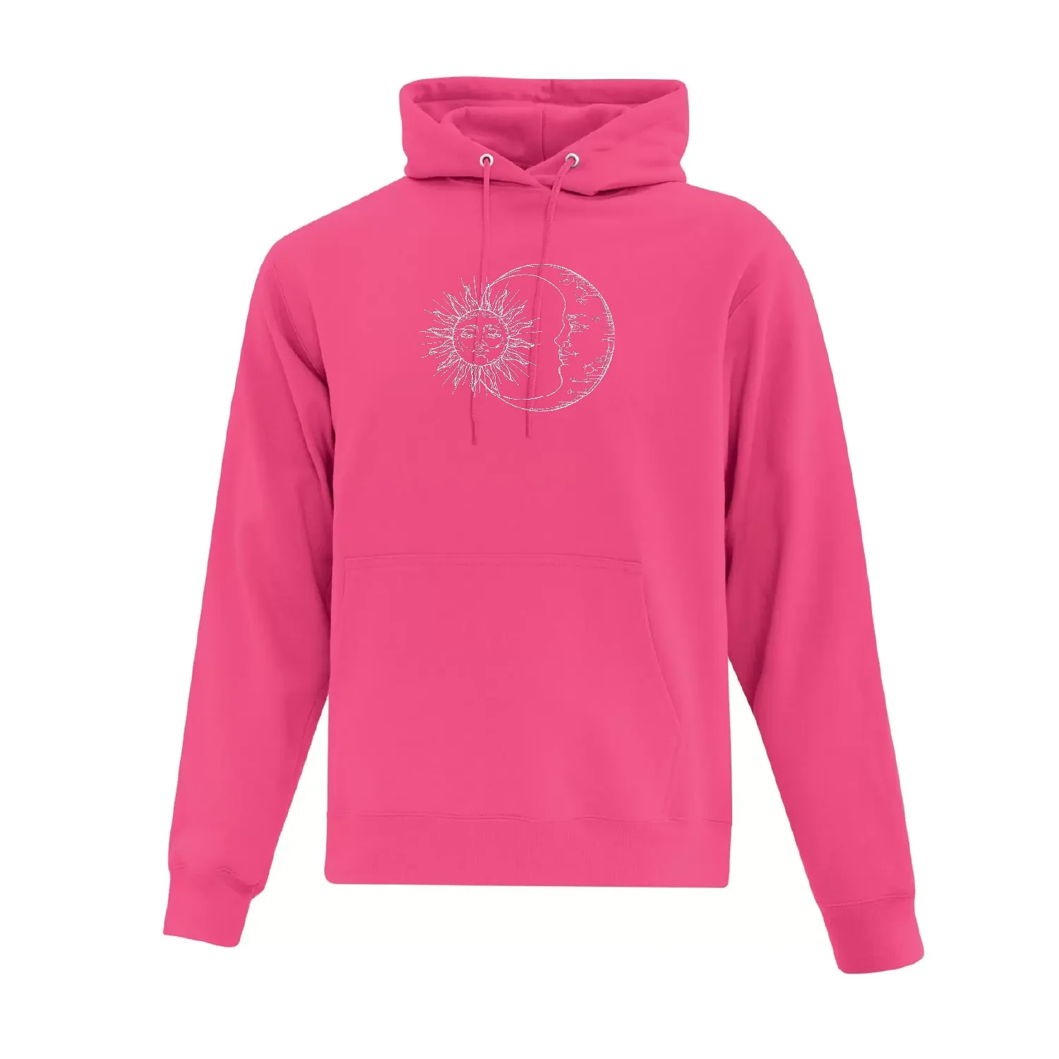 Hoodie Sun and Moon brodé