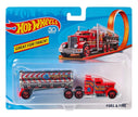 Hot Wheels - 1:64 Track Trucks (+ Car ) - Assorted