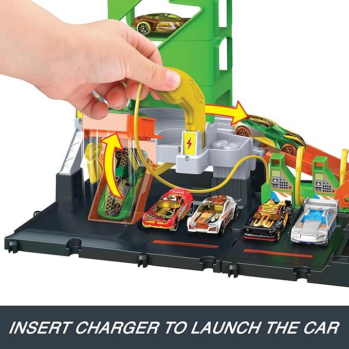 Hot Wheels - City Super Recharge Fuel Station