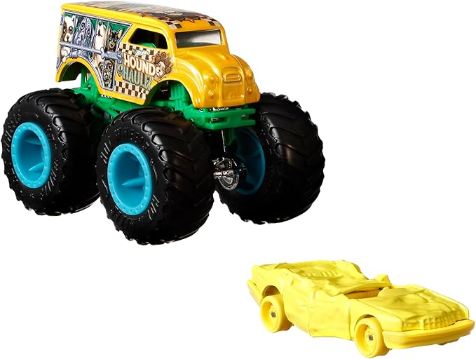 Hot Wheels - Monster Truck - Camion + Voiture - Assortiment