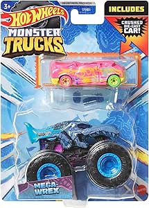 Hot Wheels - Monster Truck - Camion + Voiture - Assortiment