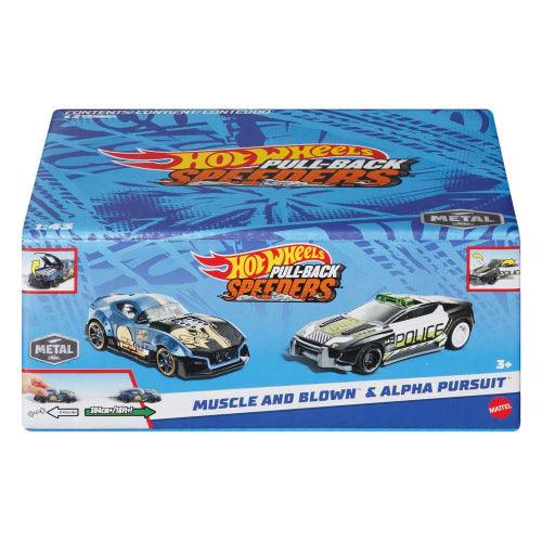 Hot Wheels - Coffret de 2 voitures à propulsion arrière