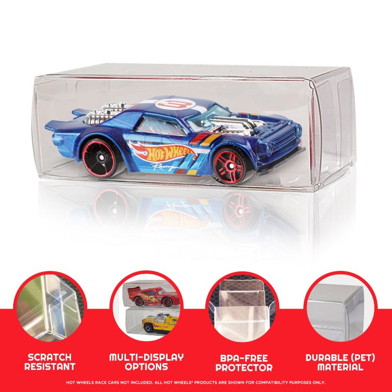 Hot Wheels  Matchbox EVORETRO Protector for loose car - Pack of 50
