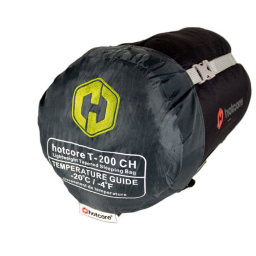 Hotcore T-200 Hooded Tapered Synthetic Sleeping Bags -10C/14F Rated