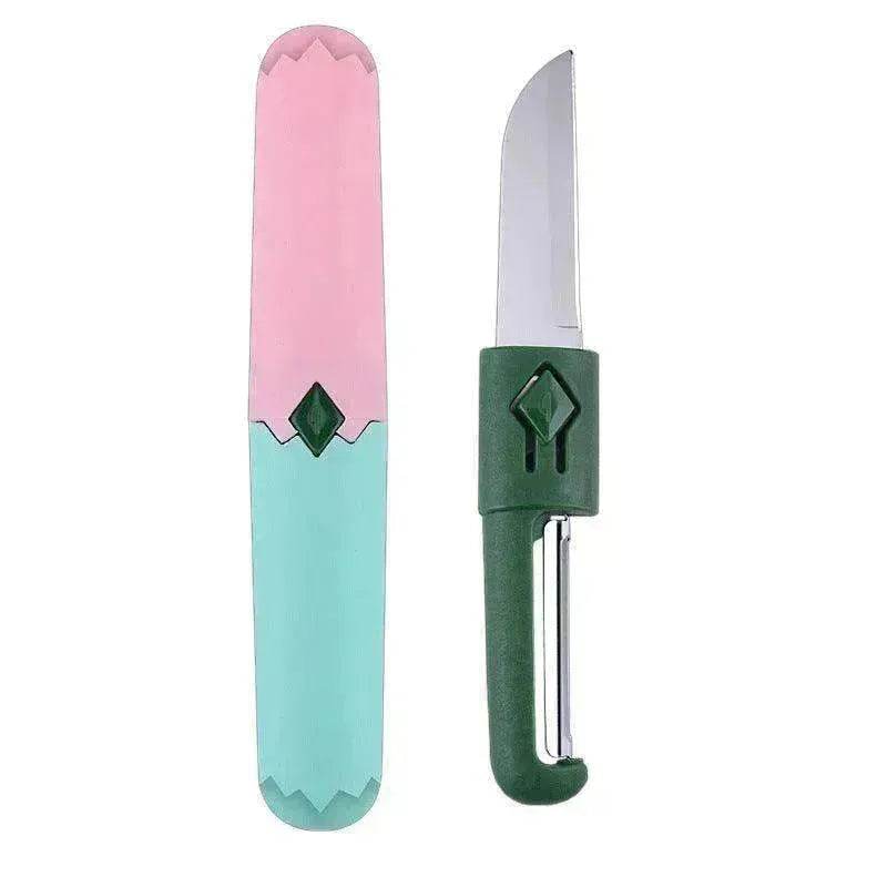 Household Scraping And Peeling Fruit Knife Two in one Peeler