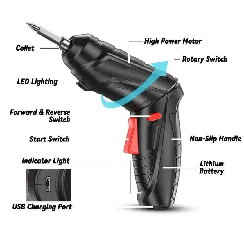 Household Small Electric Rechargeable Furniture Screwdriver Drill