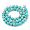 Howlite Frosted Turquoise Gemstone Bead